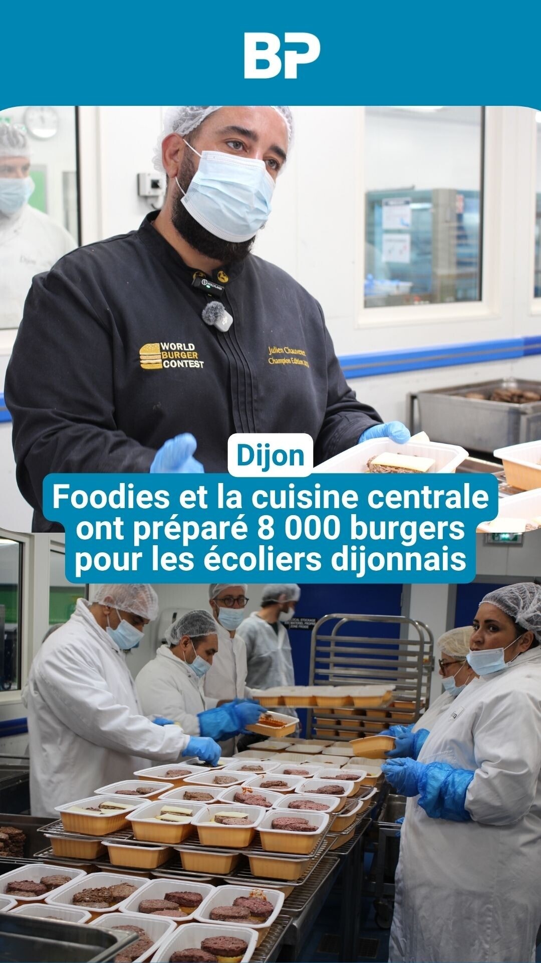 8000 BURGERS POUR LES ENFANTS !